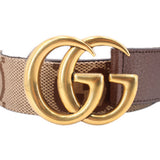 GUCCI INTERLOCK G BELTS BROWN 38 | US L