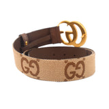 GUCCI INTERLOCK G BELTS BROWN 38 | US L