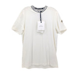 MONCLER SHORT SLEEVE TOPS WHITE M