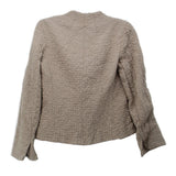 MAXMARA TEXTURED JACKETS TAUPE S
