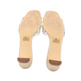 LILLY PULITZER HEELED SANDALS GOLD 6.5 US