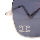CELINE RHINESTONE TRIOMPHE SUNGLASSES