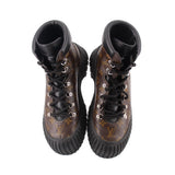 LOUIS VUITTON RUBY FLAT RANGER BOOTIES MONOGRAM 41 EU | 10 US