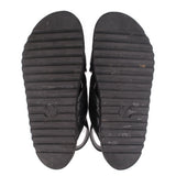 LOUIS VUITTON PASEO COMFORT SANDALS BLACK 41 EU | 10 US