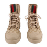 GUCCI COMBAT BOOTS TAN 40 EU | 10 US