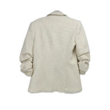 CINQ A SEPT TWEED BLAZERS CREAM S | 4