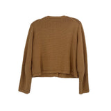 J CREW KNIT CARDIGANS TAN M