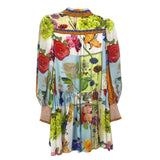 ALICE + OLIVIA PRINT DRESSES MULTI S