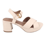 AEROSOLES PLATFORM HEELS CREAM 8.5 US