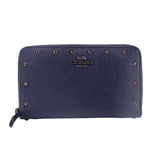 COACH CRYSTAL RIVET WALLETS NAVY