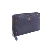 COACH CRYSTAL RIVET WALLETS NAVY