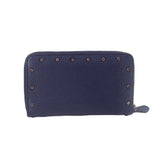 COACH CRYSTAL RIVET WALLETS NAVY