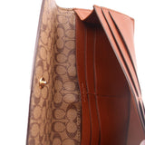 COACH SLIM ENVELOPE WALLETS BROWN