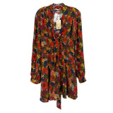 DOEN FLORAL DRESSES RED XL