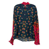 FARM RIO PRINT TOPS NAVY M