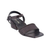 MARION PARKE WOVEN SANDALS BLACK 37 EU | 7 US