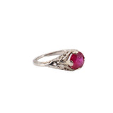 NO LABEL 18kt WG/Ruby RINGS