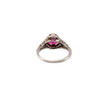 NO LABEL 18kt WG/Ruby RINGS