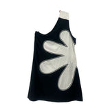 FARM RIO ONE SHOULDER DRESSES BLACK M