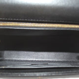 VALENTINO ONE STUD LEATHER FLAP CROSSBODYS BLACK