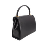 VALENTINO ONE STUD LEATHER FLAP CROSSBODYS BLACK