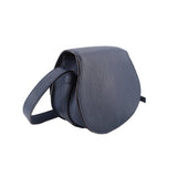 CHLOE MARCIE GRAINED CALFSKIN SMALL CROSSBODYS NAVY