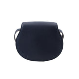 CHLOE MARCIE GRAINED CALFSKIN SMALL CROSSBODYS NAVY