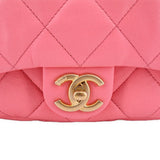 CHANEL MINI FUNKY TOWN FLAP SHOULDER BAGS PINK