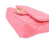 CHANEL MINI FUNKY TOWN FLAP SHOULDER BAGS PINK