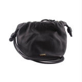 LOEWE MINI FLAMENCO SHOULDER BAGS BLACK