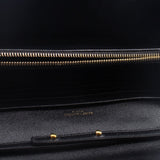SAINT LAURENT TRIQUILT CROSSBODYS BLACK