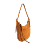 REBECCA MINKOFF PIPPA STUDDED SHOULDER BAGS AMBER