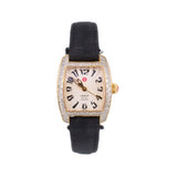 MICHELE URBAN PETITE DIAMOND WATCHES GOLD/BLACK