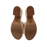 MARC FISHER PLATFORM SANDALS CREAM 7.5 US