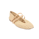 STEVE MADDEN WOVEN FLATS TAN 10 US