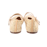 STEVE MADDEN WOVEN FLATS TAN 10 US