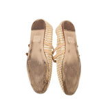 STEVE MADDEN WOVEN FLATS TAN 10 US