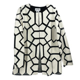 JOSEPH RIBKOFF TEXTURED JACKETS WHITE L
