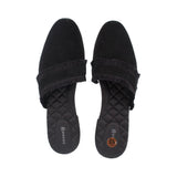 BIRDIES SUEDE MULES BLACK 10 US