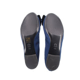TORY BURCH SATIN FLATS BLUE 10 US