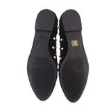 STUART WEITZMAN PEARL FLATS BLACK 10 US