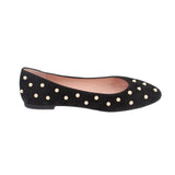 STUART WEITZMAN PEARL FLATS BLACK 10 US