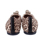 STUART WEITZMAN FUR FLATS LEOPARD 10 US