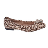 STUART WEITZMAN FUR FLATS LEOPARD 10 US