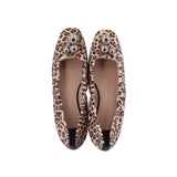 STUART WEITZMAN FUR FLATS LEOPARD 10 US