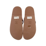 SCHUTZ FLAT SANDALS BROWN 9 US