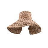 GUCCI OVERSIZED HATS TAN
