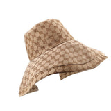 GUCCI OVERSIZED HATS TAN