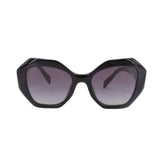 PRADA SPR 16W GEOMETRIC SUNGLASSES BLACK