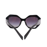 PRADA SPR 16W GEOMETRIC SUNGLASSES BLACK